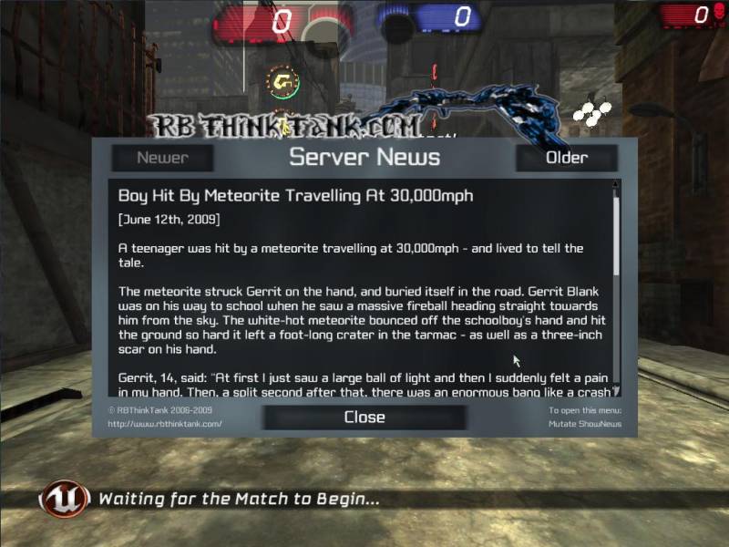 RBTTNews v1.1 - Russian Tournament