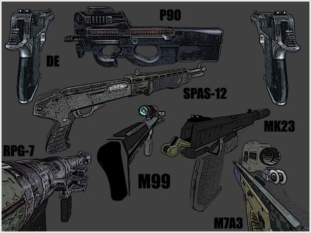 Fische11&#96;s and Jack Carver&#96;s Weapon Pack V5